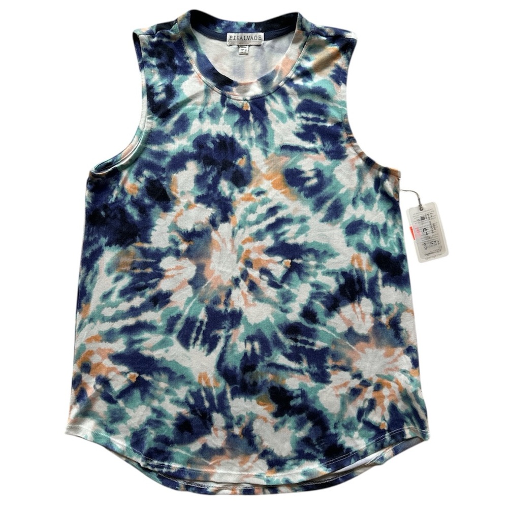 PJ Salvage Spiral Nights Tank Tie-Dye Size Medium NWT - Picture 2 of 4